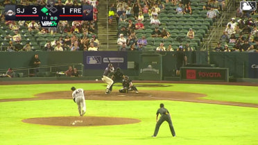Cort MacDonald singles on a ground ball to first baseman Jeremiah Jenkins. Daniel Jackson scores.