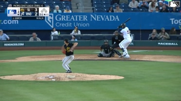 Aramis Garcia homers (2) on a fly ball to left center field.