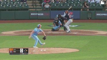 Brayan Buelvas homers (5) on a line drive to left center field. Drew Swift scores.