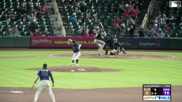Nick Schnell homers (6) on a fly ball to center field.