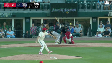 Tyler McDonough homers (3) on a fly ball to right center field.