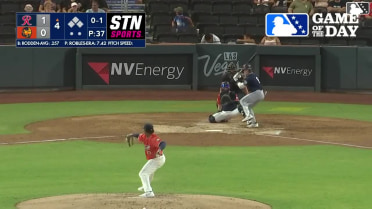 Brock Rodden homers (18) on a fly ball to center field.