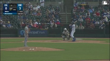 Kevin Alcántara's 13th homer