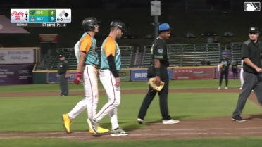 Konnor Griffin gets hit in head by pitch