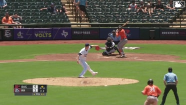 Victor Bericoto homers (4) on a fly ball to left center field. Buddy Kennedy scores.