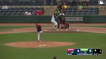 Jim Jarvis grounds out, second baseman Ramon Mendoza to first baseman Andy Yerzy. Luke Waddell scores. Luke Williams to 2nd.