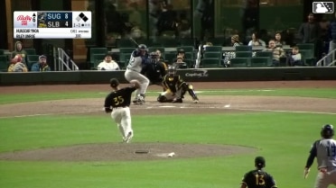 Riley Unroe singles on a line drive to center fielder Nelson Rada. Kellen Strahm scores. Jax Biggers to 3rd. Riley Unroe to 2nd.