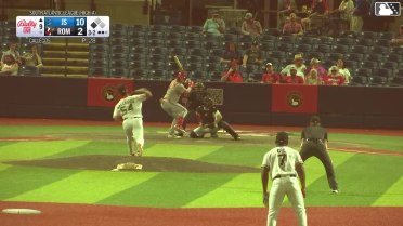 Carter Mathison reaches on a fielding error by second baseman Colby Jones. Joel Dragoo scores.