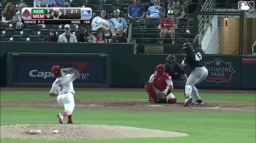 Jhonkensy Noel homers (1) on a fly ball to center field.