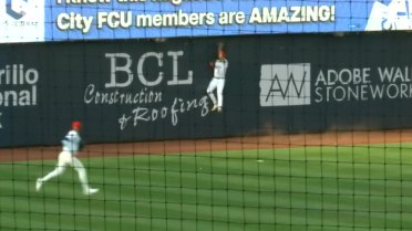 Druw Jones' leaping catch