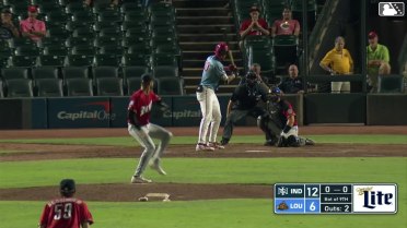 Will Benson homers (2) on a fly ball to right center field.