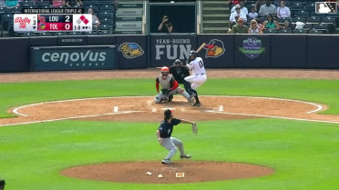 Corey Julks singles on a sharp line drive to center fielder Carlos Jorge. Max Anderson scores. Eduardo Valencia to 3rd.