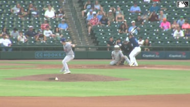 Tyler Whitaker homers (7) on a fly ball to left center field.