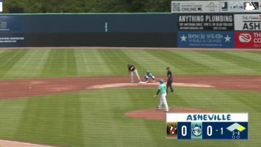 Eric Hartman singles on a line drive to right fielder Justin Thomas Jr. Isaiah Drake scores. John Gil to 3rd.