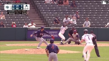 Dominic Fletcher doubles (7) on a ground ball to right fielder Tommy Pham. Jack Brannigan scores.
