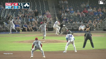Tucker Flint grounds into a double play, shortstop Carlos Sanchez to first baseman Ruben Ibarra. Nick Rodriguez scores. Raudi Rodriguez to 3rd. Jake Munroe out at 2nd. Tucker Flint out at 1st.