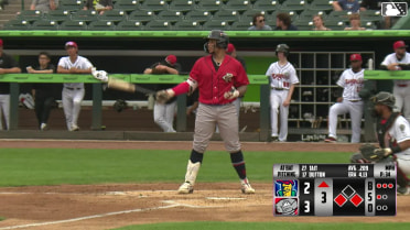 Eduardo Tait grounds into a double play, second baseman Gunner Gouldsmith to shortstop Ali Camarillo to first baseman C.J. Pittaro. Andy Lugo scores. Marek Houston out at 2nd. Eduardo Tait out at 1st.