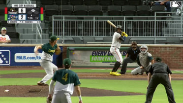 Gleider Figuereo singles on a ground ball to right fielder Owen Carey. Maxton Martin scores.