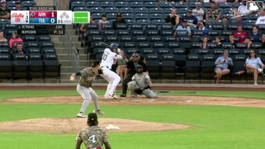Joe Vetrano homers (6) on a fly ball to center field.