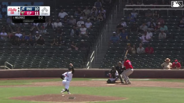 Ivan Melendez homers (2) on a fly ball to center field.