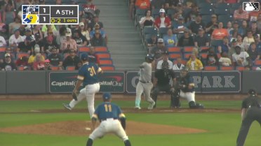 Trenton Denholm's sixth strikeout