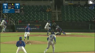 Josh Rojas singles on a line drive to left fielder Justin Dean. Kameron Misner scores.