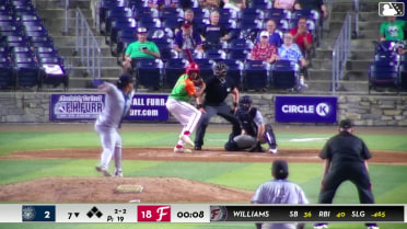 Jordan Williams singles on a ground ball to center fielder Brailyn Antunez. Dashyll Tejeda scores. Manuel Cabrera scores. Cristhian Vaquero to 3rd.