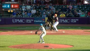 Aaron Antonini homers (3) on a fly ball to center field. Izaac Pacheco scores. Peyton Graham scores.