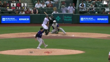 Turner Hill hits a ground-rule double (2) on a line drive to right-center field. Jake Holton scores.