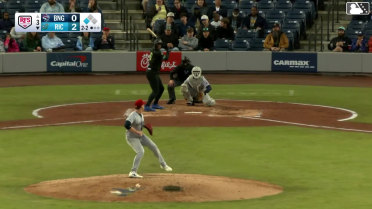 Bo Davidson singles on a ground ball to right fielder Jaylen Palmer. Parks Harber scores.