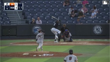 Roderick Arias homers (2) on a fly ball to left center field.
