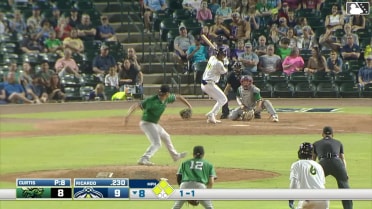 Yandel Ricardo singles on a line drive to left fielder Dallas Macias. Connor Rasmussen scores. Josi Novas to 3rd. Henry Ramos to 2nd.