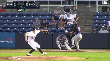 Ronald Rosario homers (10) on a fly ball to left center field.