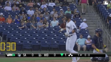 Brennan Milone's solo home run