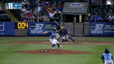 Starlyn Caba triples (1) on a sharp line drive to right fielder Kade Snell. Jesus Hernandez scores.