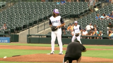 Spencer Arrighetti K's two during rehab outing