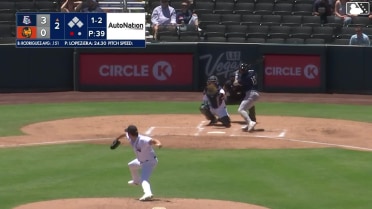 Keyber Rodriguez homers (2) on a fly ball to left field.