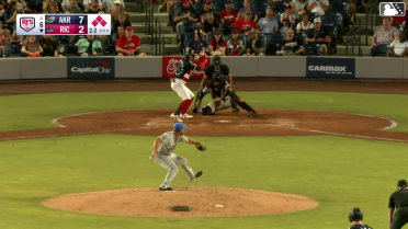 Charlie Szykowny out on a sacrifice fly to left fielder Wuilfredo Antunez. Bo Davidson scores. Parks Harber to 3rd. Sabin Ceballos to 2nd.