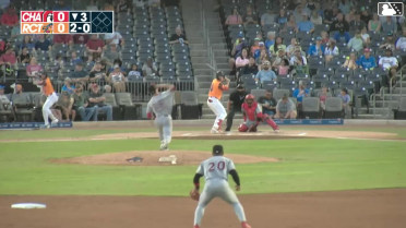 David Calabrese homers (3) on a fly ball to right field.