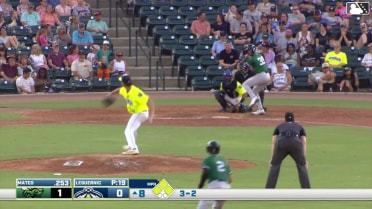 Juan Mateo walks. Yamvier Carrero scores. Manuel Campos to 3rd. Parker Brosius to 2nd.