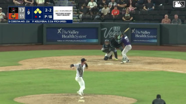 Jose Cordova grounds into a double play, second baseman Michael Stefanic to shortstop Drew Swift to first baseman Joey Meneses. Nic Kent out at 2nd. Jose Cordova out at 1st.