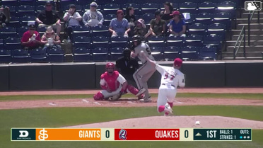 Cam Maldonado homers (5) on a fly ball to left center field. Damian Bravo scores.