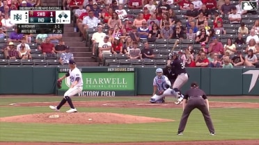 Tyler Hardman homers (5) on a fly ball to left field. Yanquiel Fernández scores. Garrett Martin scores.