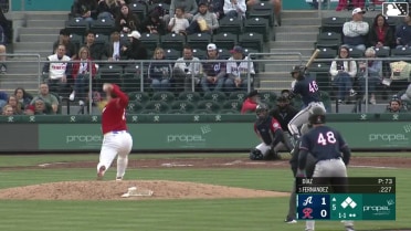 Jose Fernandez doubles (4) on a line drive to left fielder Blake Rambusch. Jacob Amaya scores. Ryan Waldschmidt scores. Tim Tawa scores.