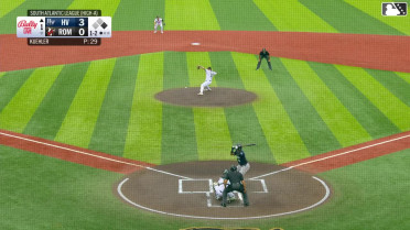 Roderick Arias homers (5) on a fly ball to center field. Wilson Rodriguez scores.