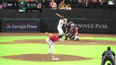 Dalton McIntyre homers (2) on a line drive to right field. Luke Waddell scores.
