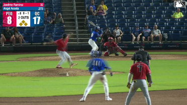 Angel Acosta singles on a ground ball to shortstop Anyelo Encarnación. Derlin Figueroa scores. Jose Cerice to 3rd. Erick Torres to 2nd.