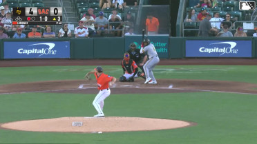 Pablo Reyes homers (7) on a fly ball to left center field.