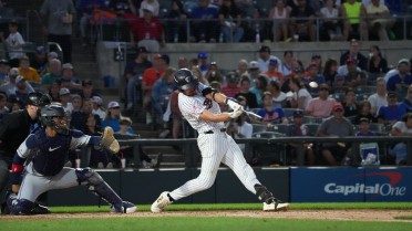Martin Crushes 10th Home Run in Patriots Loss to Binghamton Friday