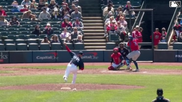 Chas McCormick homers (3) on a fly ball to left center field.